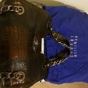 Stuart Weitzman Crocodile Bag